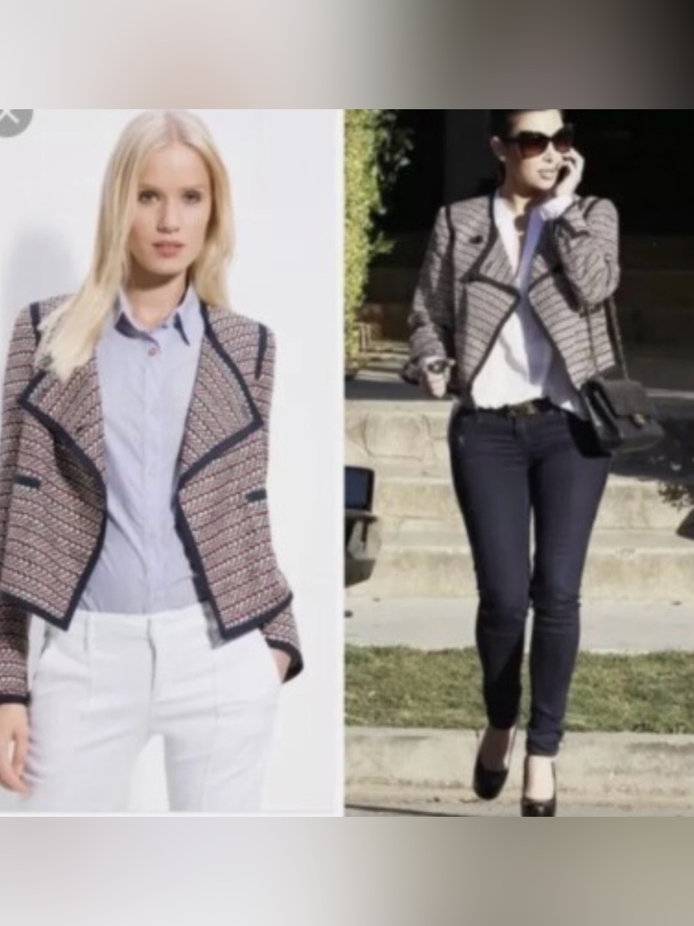 Elizabeth and James zig zag pattern Freddie jacket